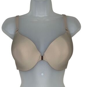 Soma 34DDD Bodify Perfect Coverage Front-close Molded Underwire‎ Bra beige 1022